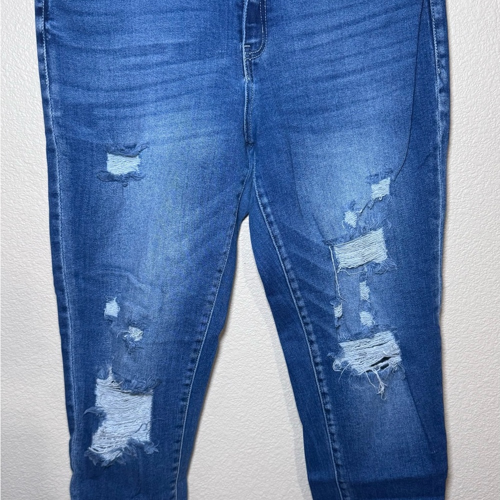 Distressed Blue Women's Jeans